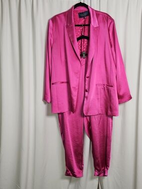RACHEL Rachel Roy Hot Pink Suit